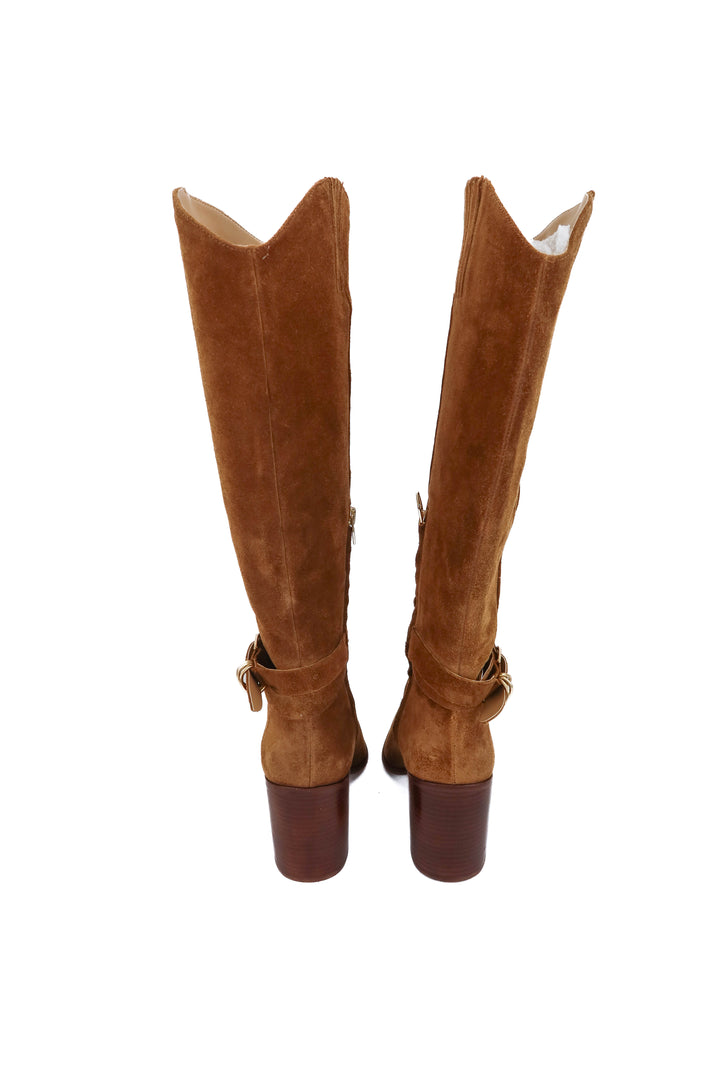 dolce vita brown suede tall boots (7; retail $250)