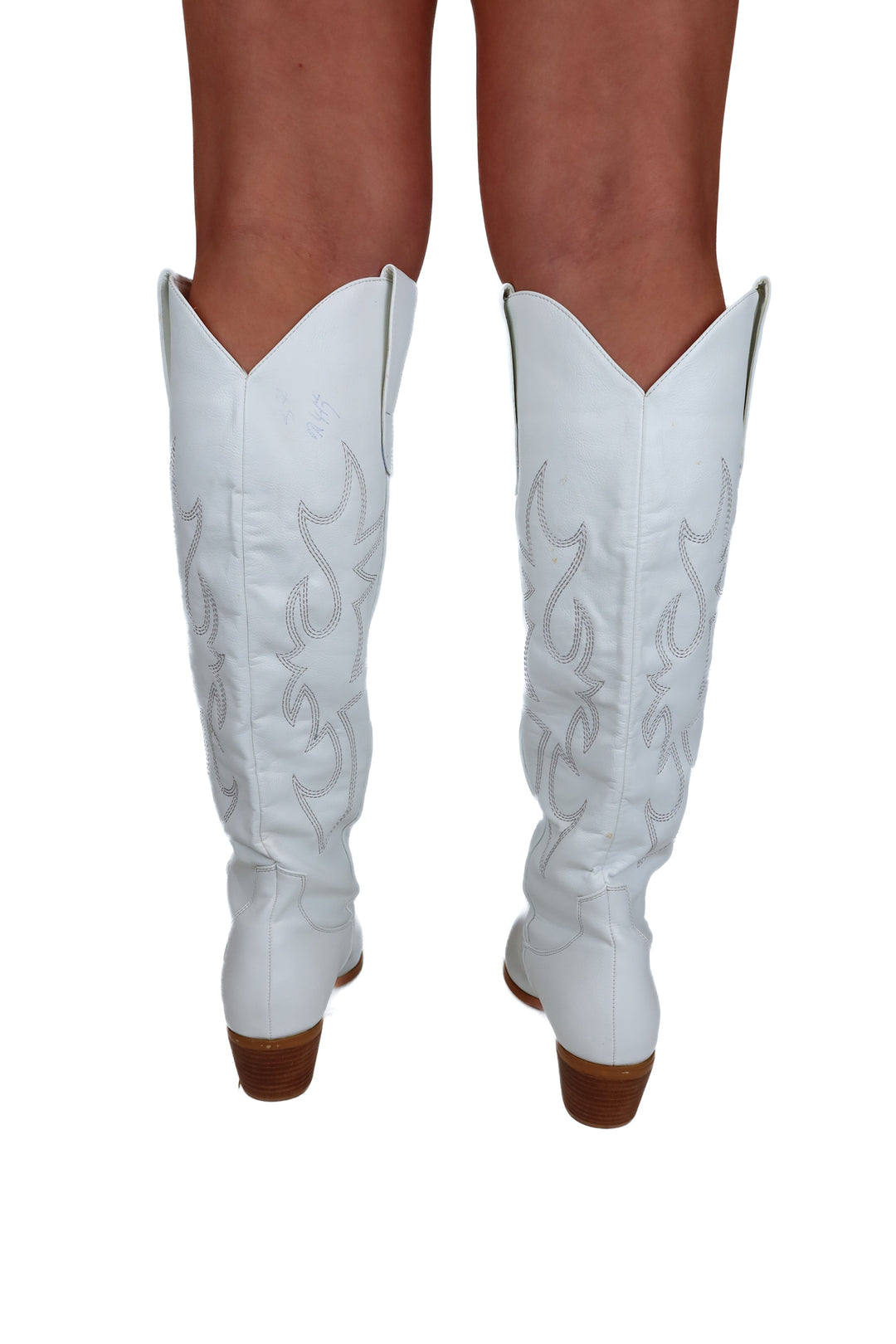 Billini White Statement Tall Western Boots NWOT (7)