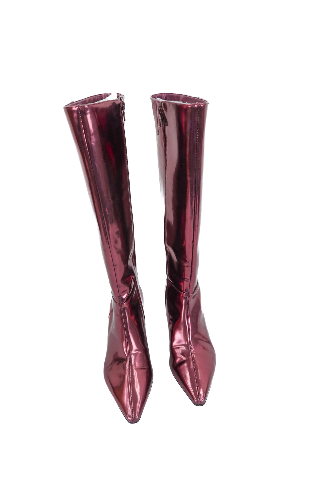 Vince Camuto pink metallic knee high boots (7)