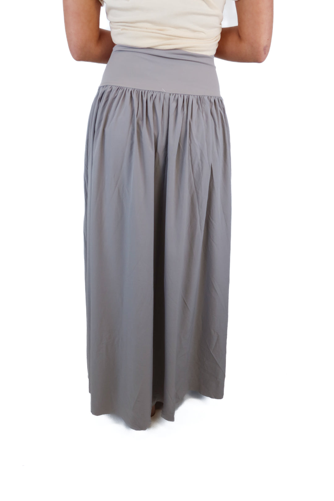 halara grey wrap maxi skirt (s) NWT