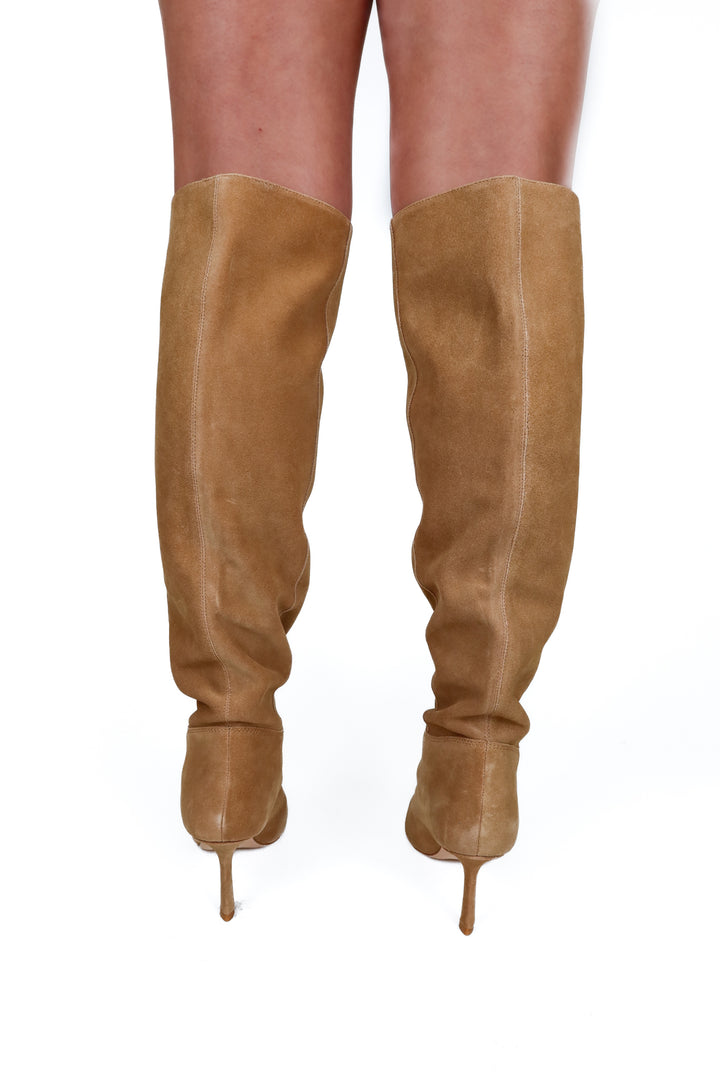 Raye Dani Boot in Dark Tan NWOT (7; retail $278)