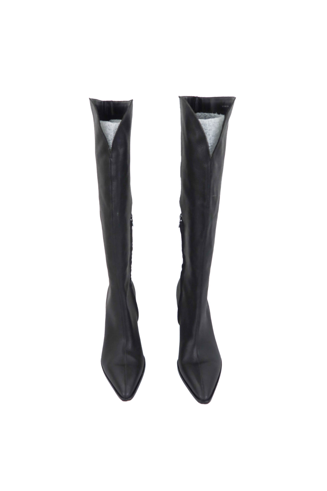 dolce vita black leather knee high boots (7)