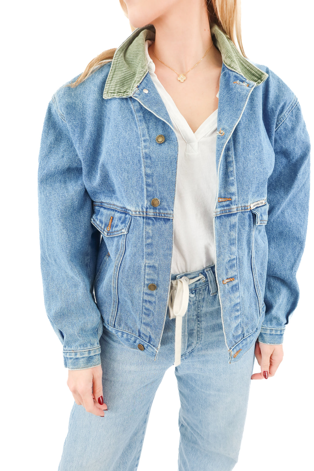 london fog denim jacket (s/m)