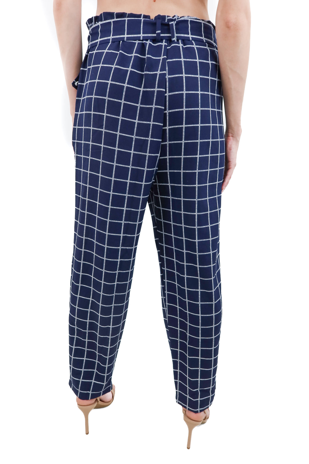 day to day by blu pepper blue square print pants nwt (m)