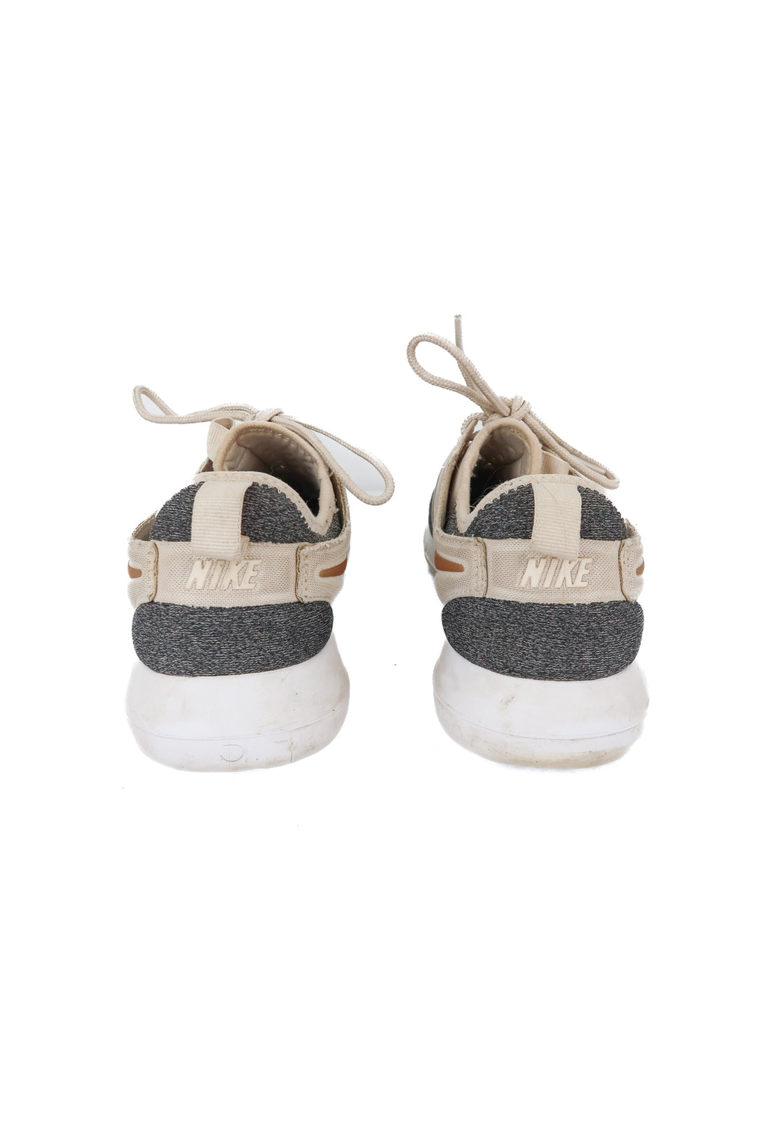 nike roshe two sneakers w/ gold swoosh (8.5; retail $165)