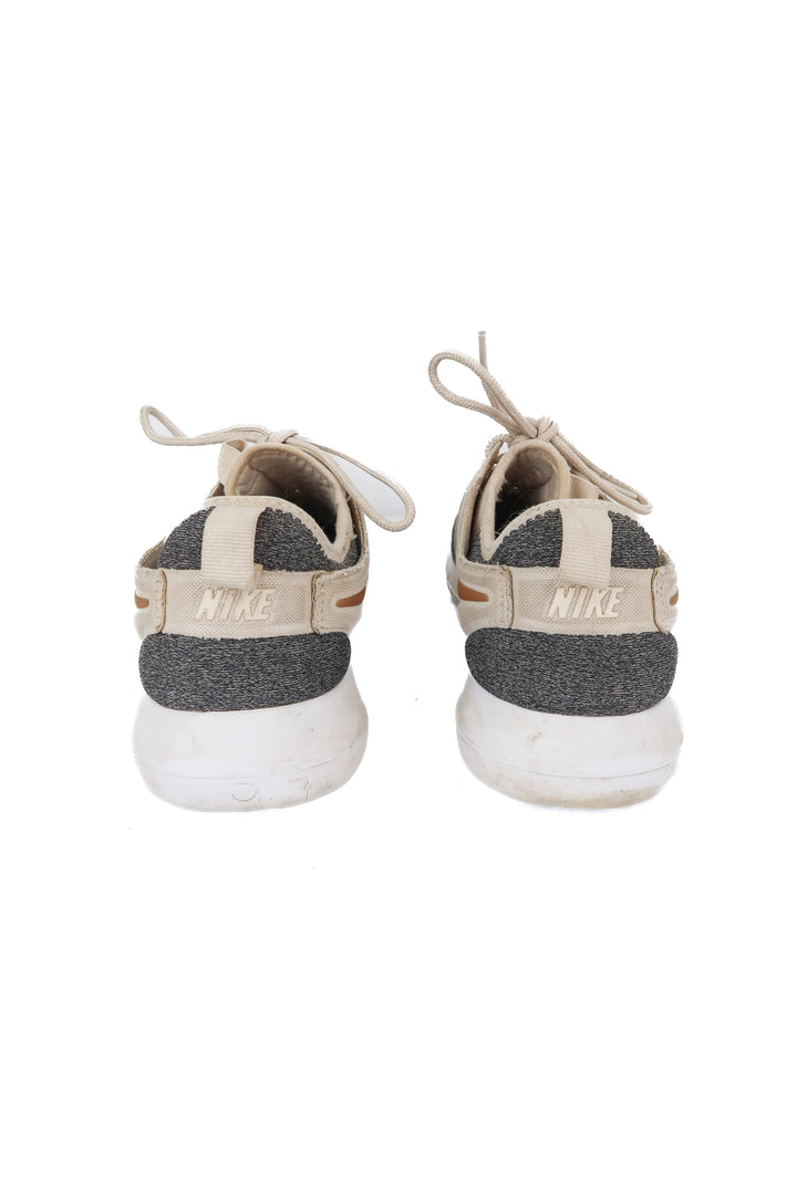 nike roshe two sneakers w/ gold swoosh (8.5; retail $165)