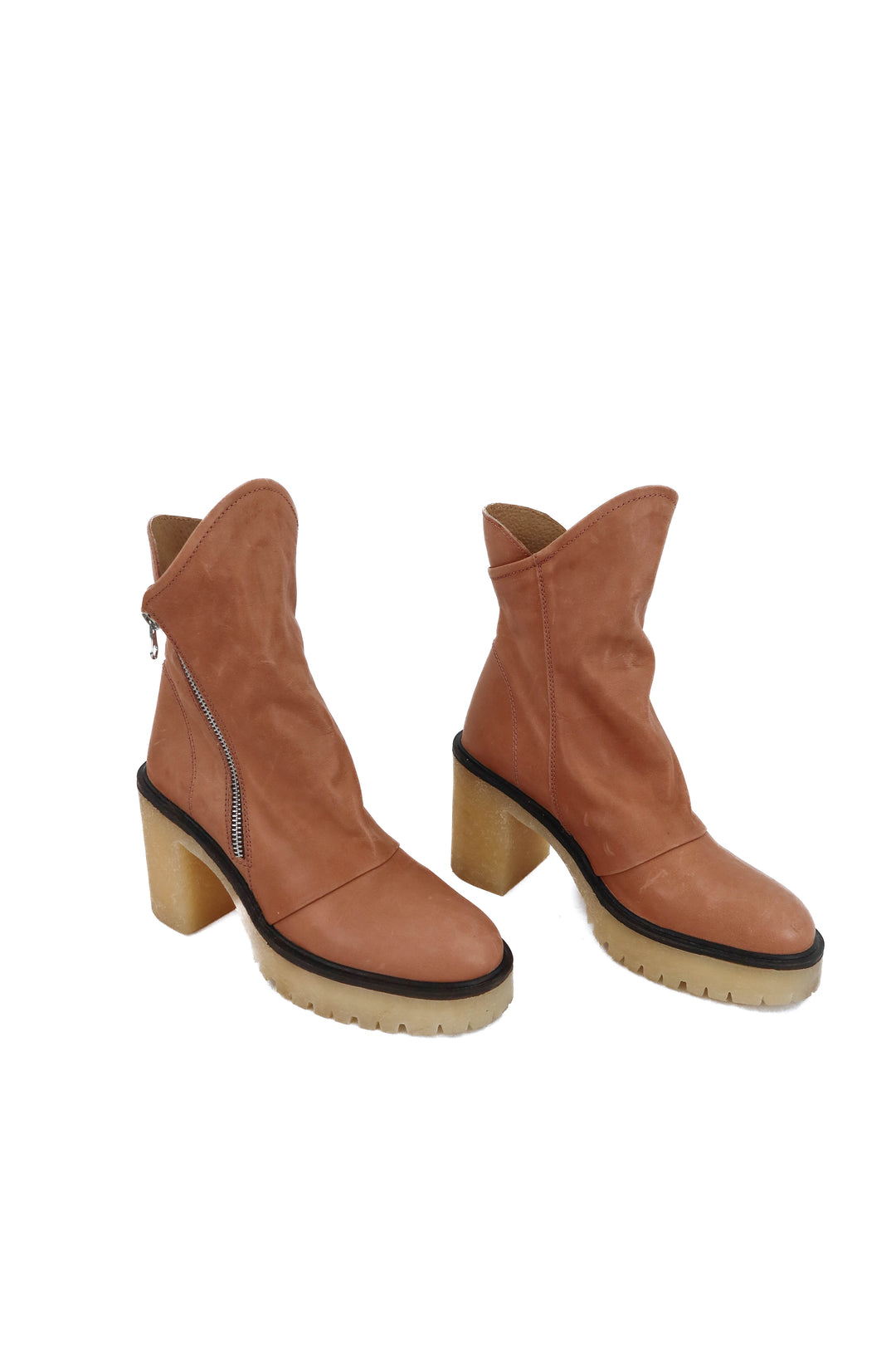 free people blush booties (37.5; retail $298)