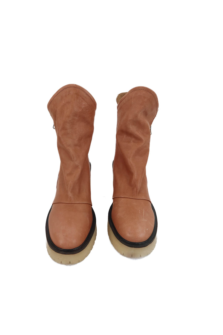 free people blush booties (37.5; retail $298)