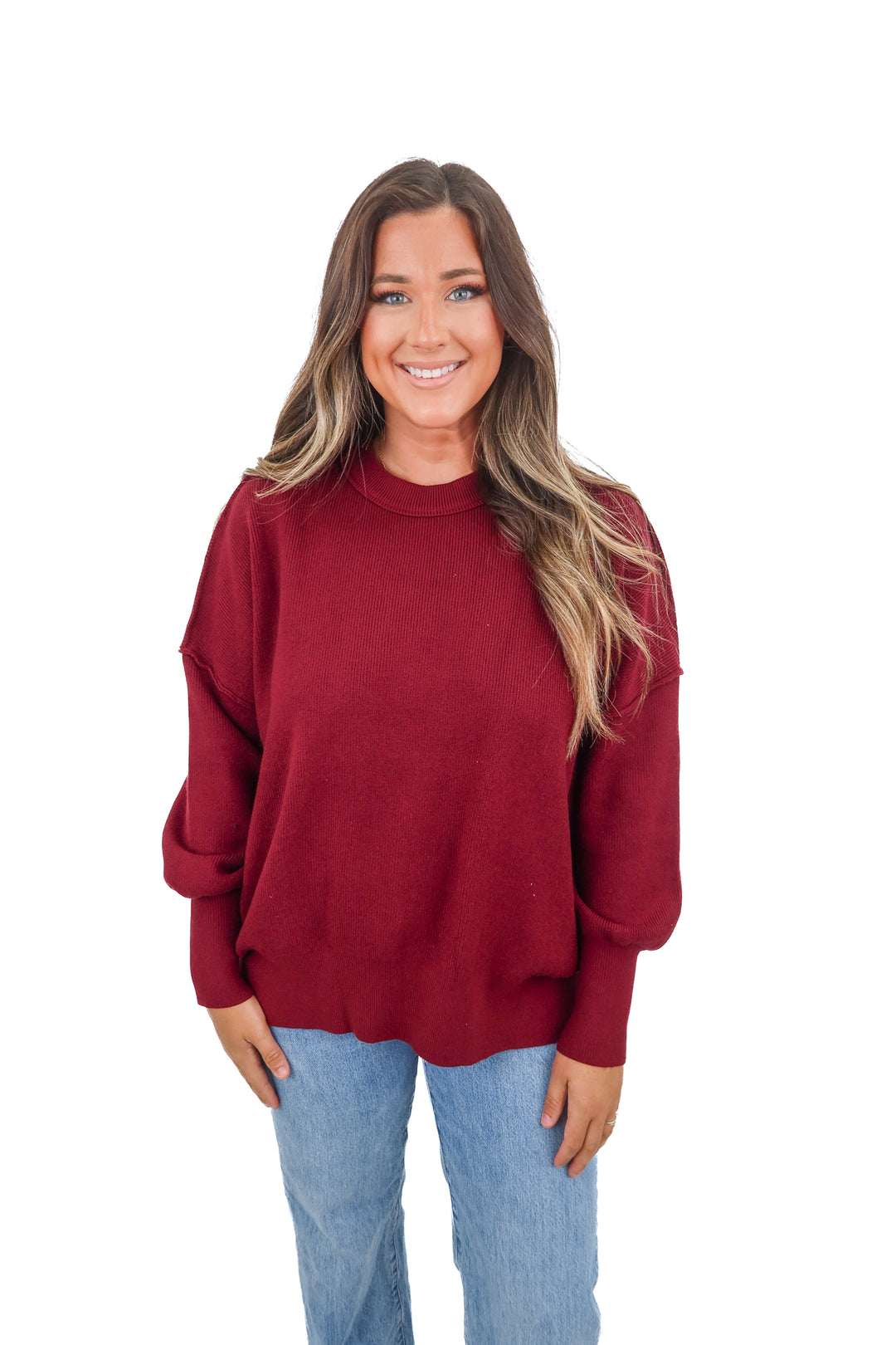efan maroon sweater NWT (m)
