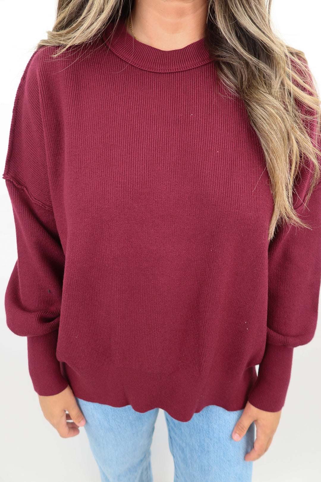 efan maroon sweater NWT (m)