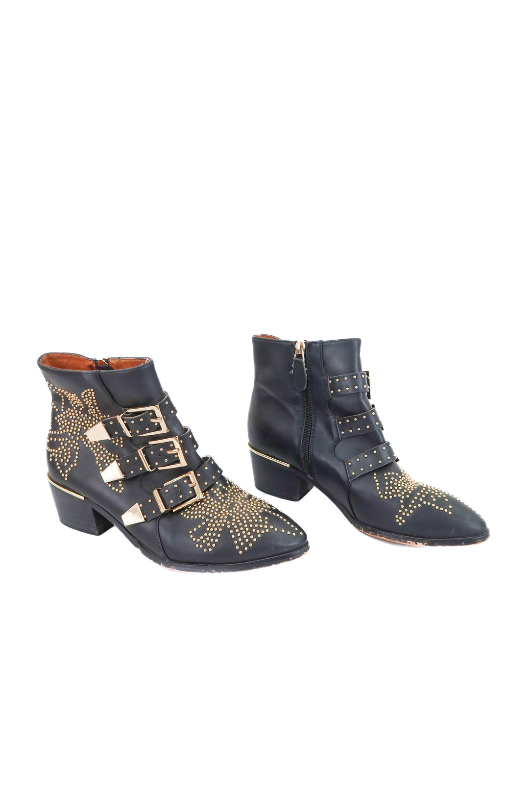 free people black gold studded booties (38)