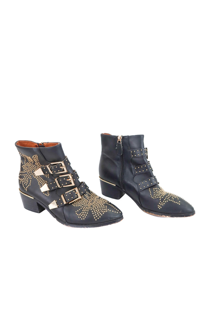 free people black gold studded booties (38)