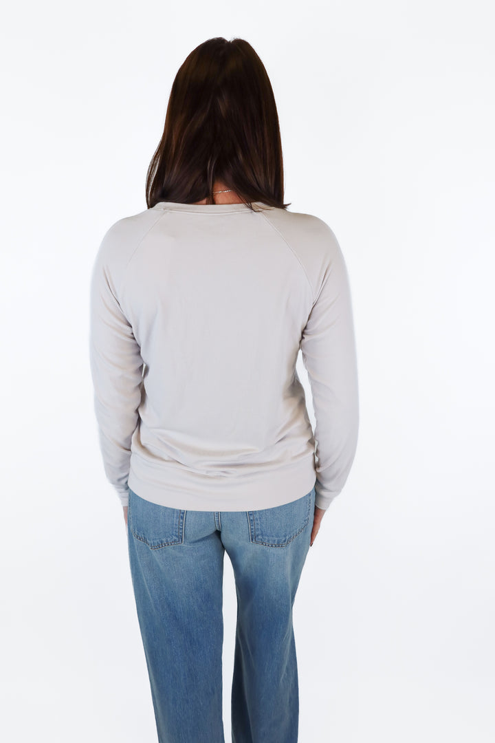 Cozy Earth Oatmeal Pullover (S)