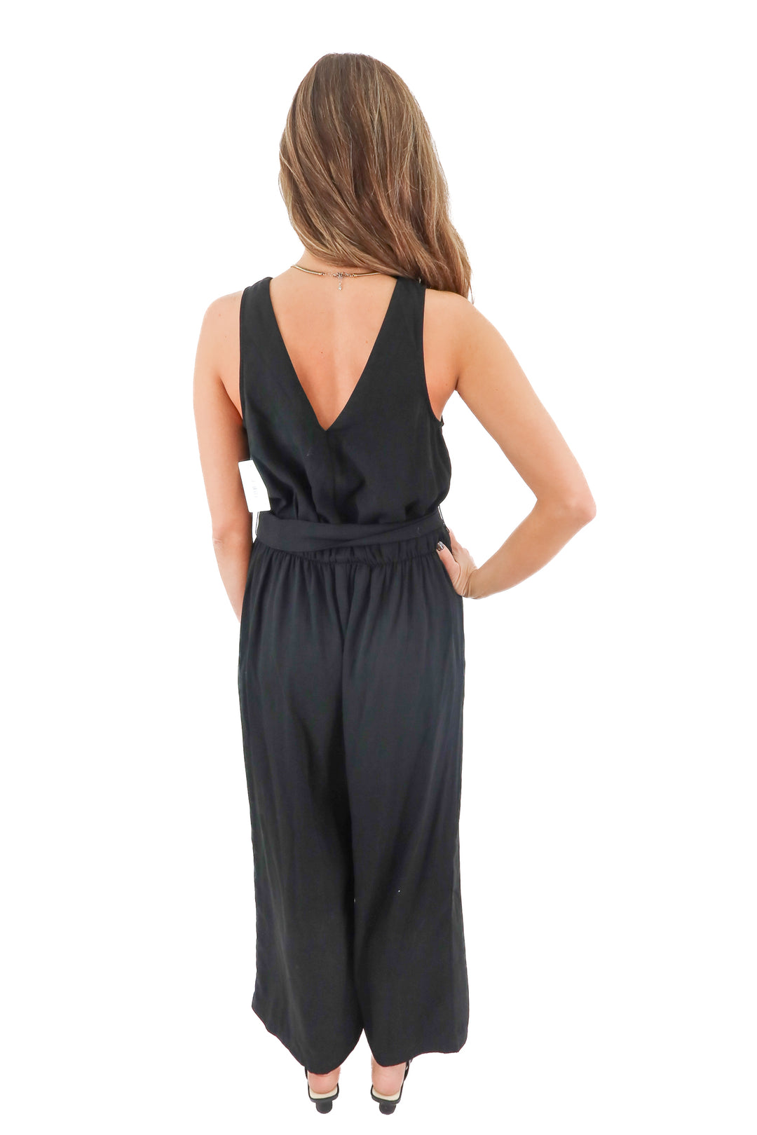 a new day black jumpsuit (m)