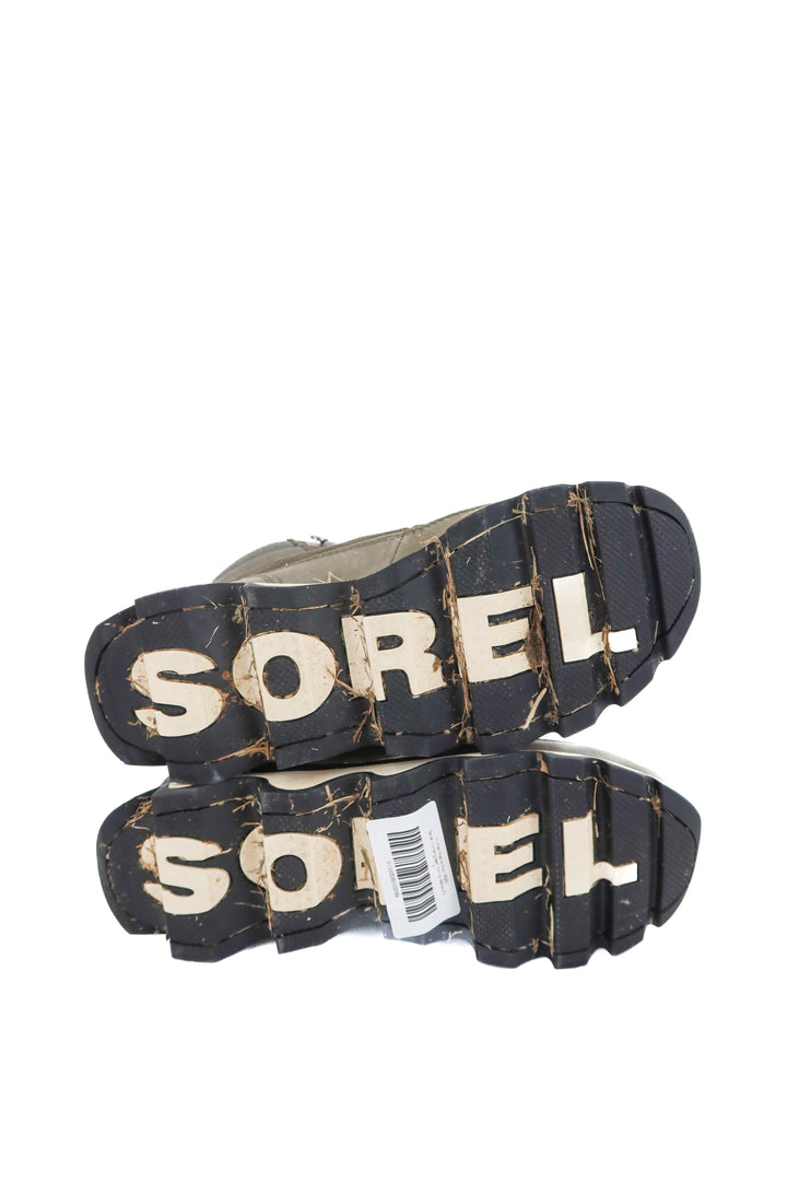 sorel hunter green hiking boots (7)