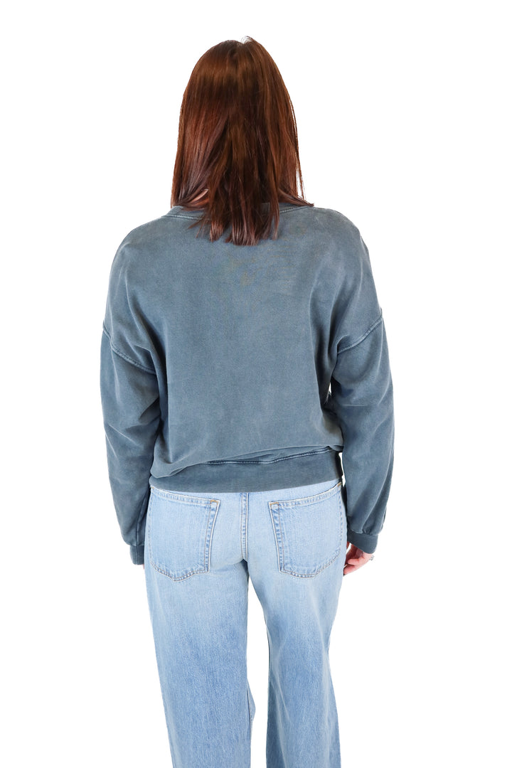 Anine Bing Dark Grey Muse Tiger Sweatshirt (S)