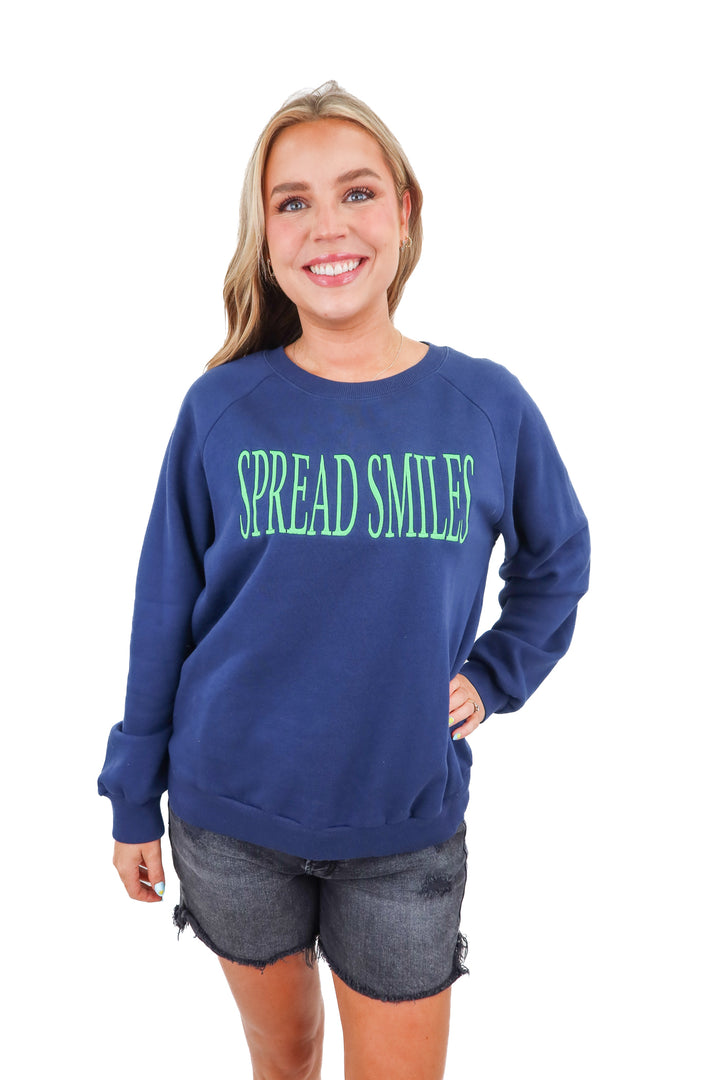 the cuddle colab navy sweatshirt (M)