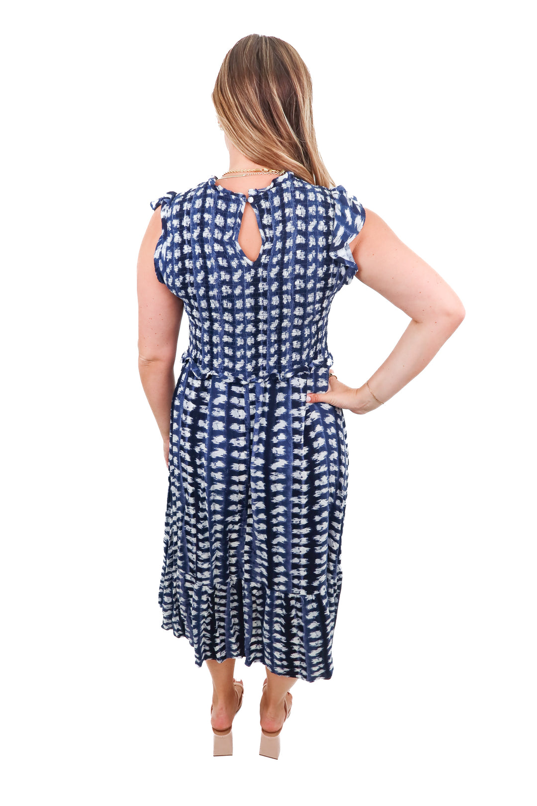 Time and True blue and white Maxi (L)