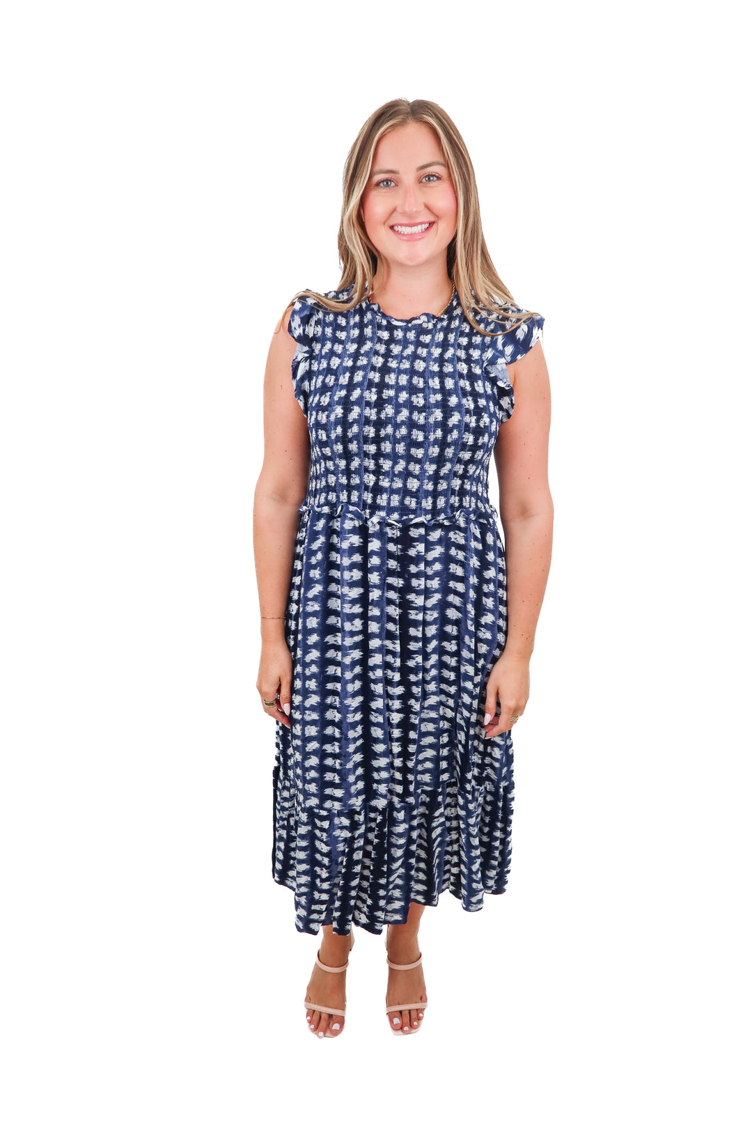 Time and True blue and white Maxi (L)