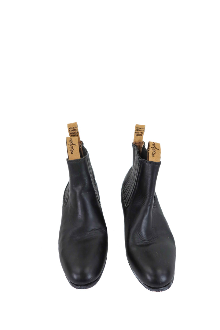 mija black leather boots (7)