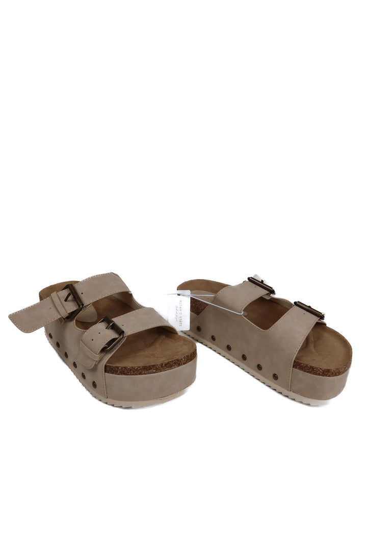 Altar'd State light brown platform sandals NWT (7; $74)