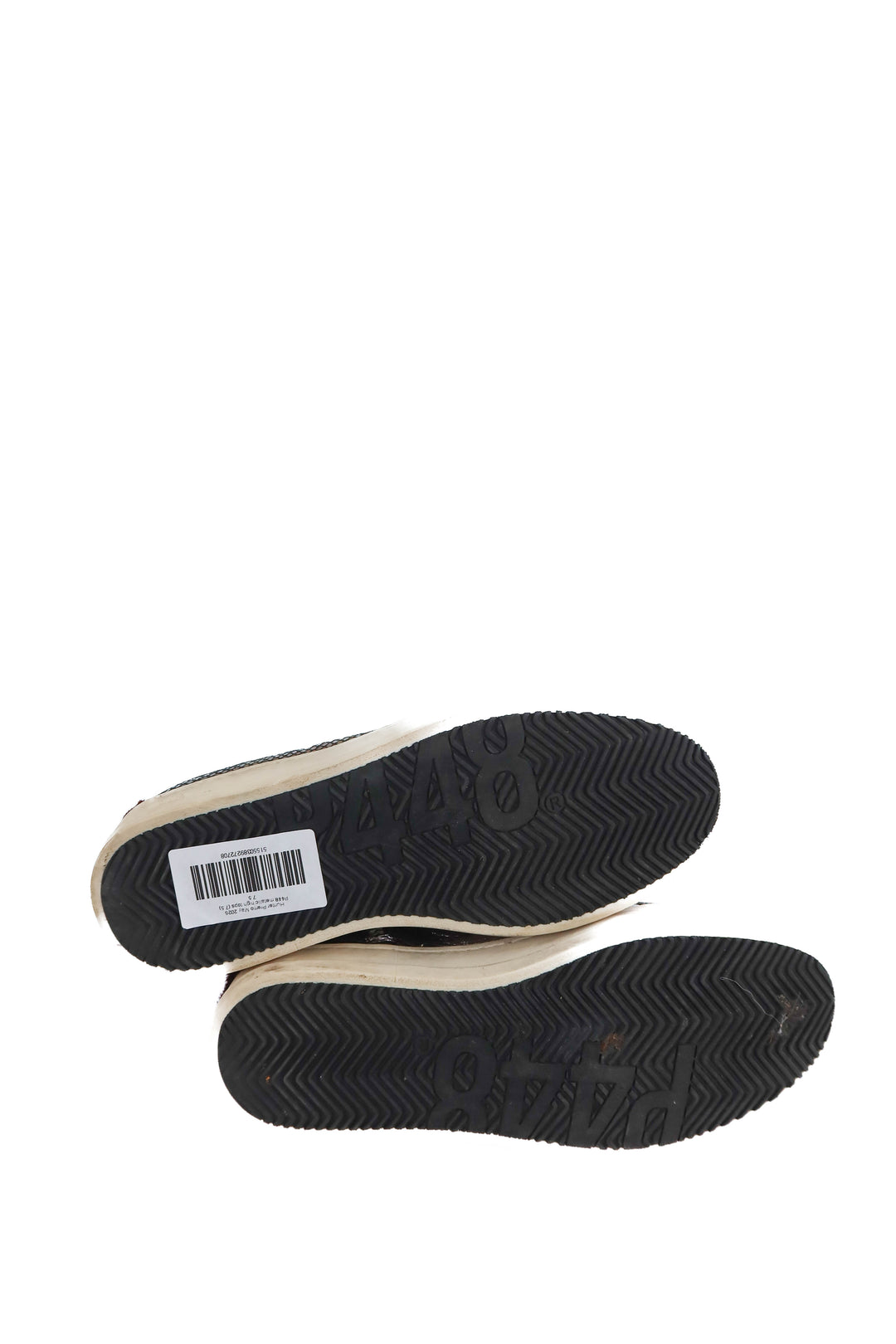 p448 metallic high tops (7.5; retail $298)