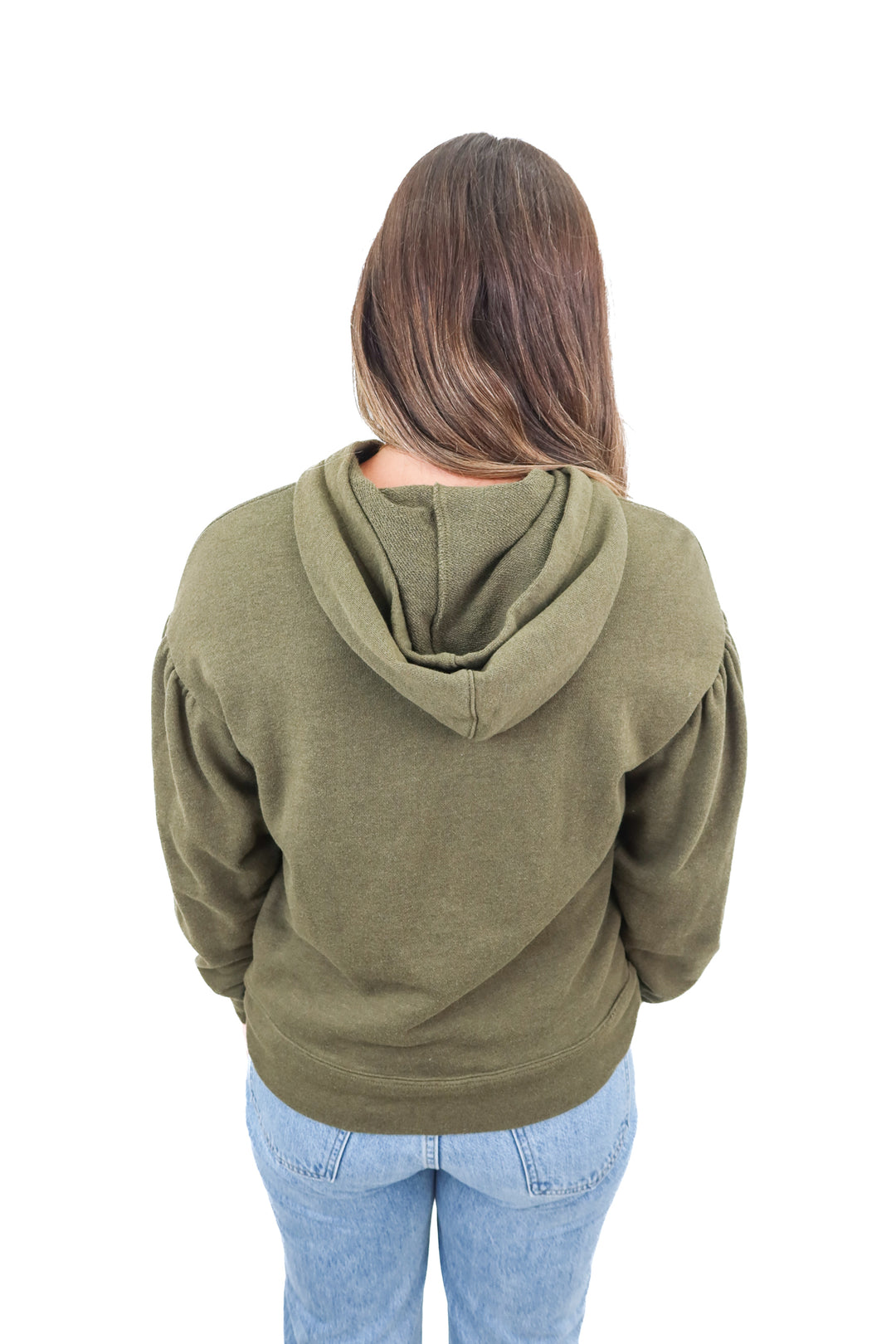 Madewell green hoodie (S)