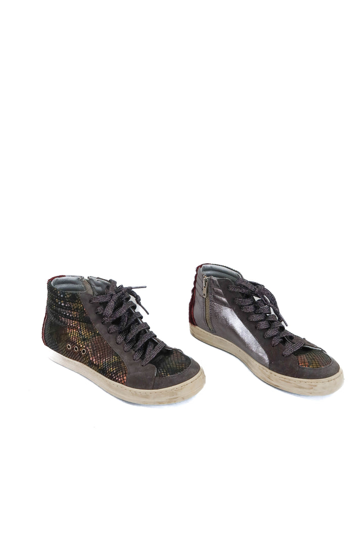 p448 metallic high tops (7.5; retail $298)