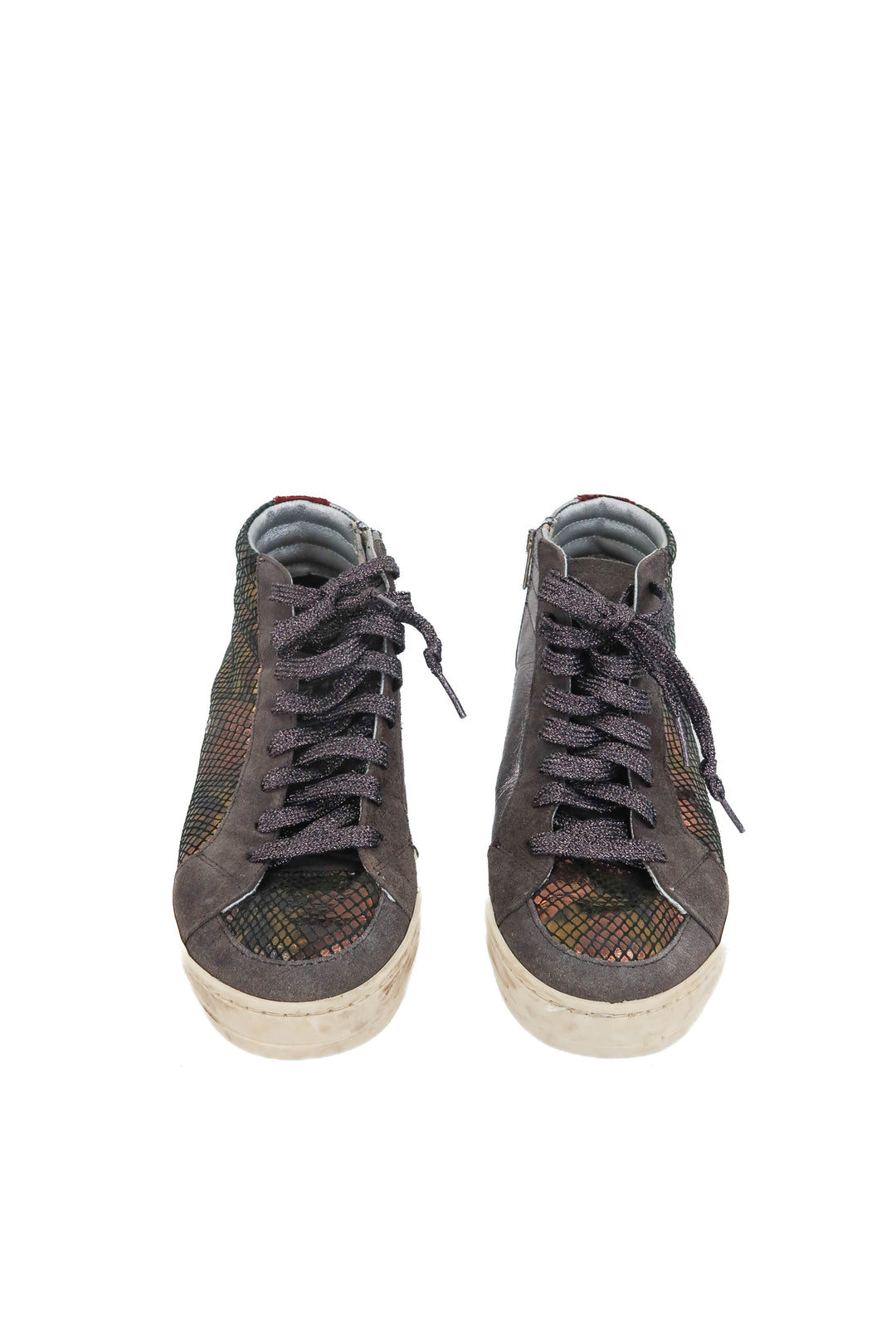 p448 metallic high tops (7.5; retail $298)