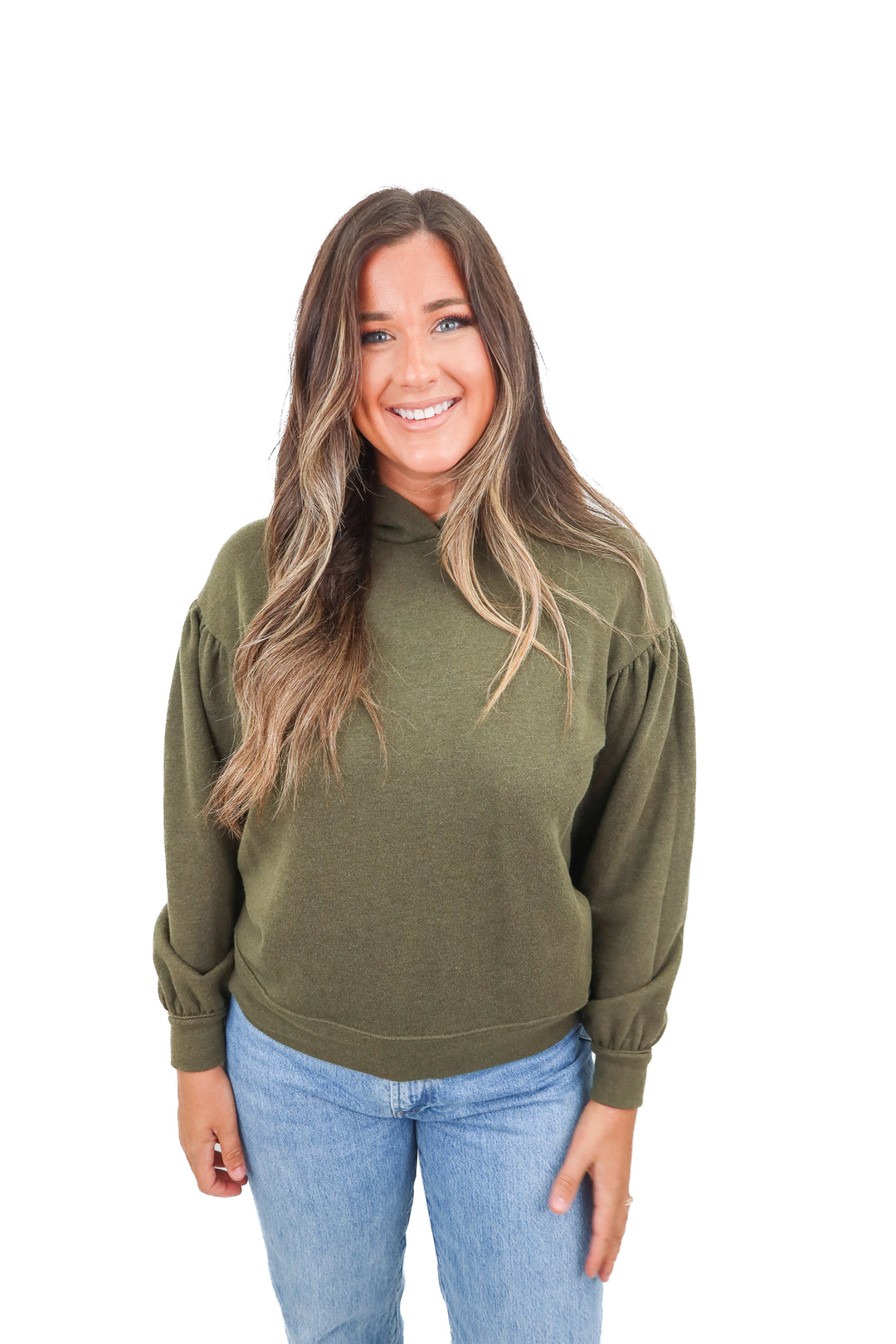 Madewell green hoodie (S)
