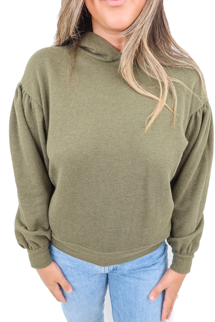 Madewell green hoodie (S)