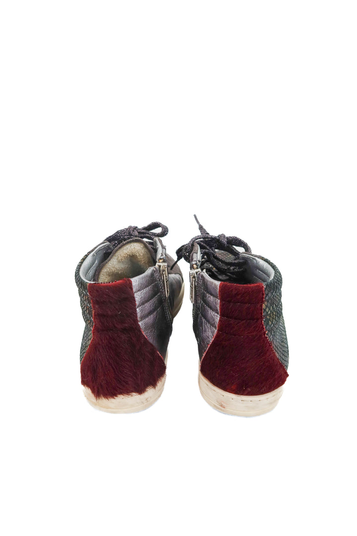 p448 metallic high tops (7.5; retail $298)