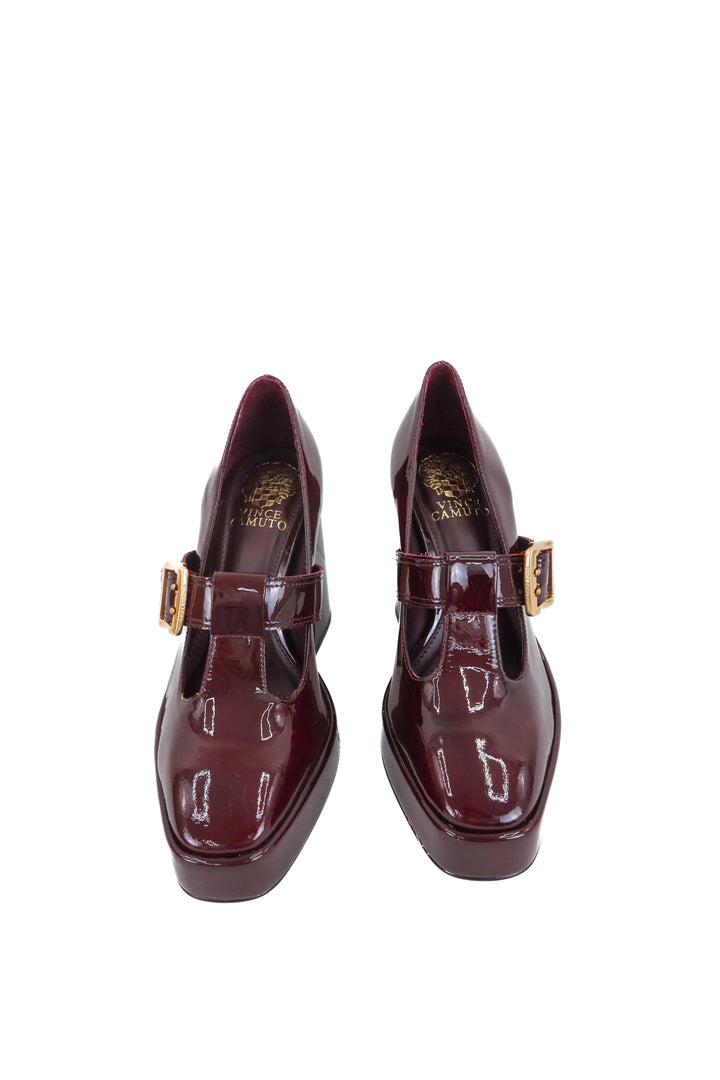 vince camuto burgundy patent leather heels (7)