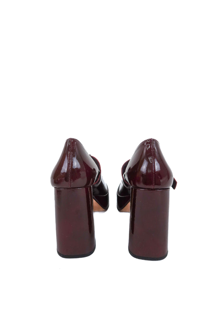 vince camuto burgundy patent leather heels (7)