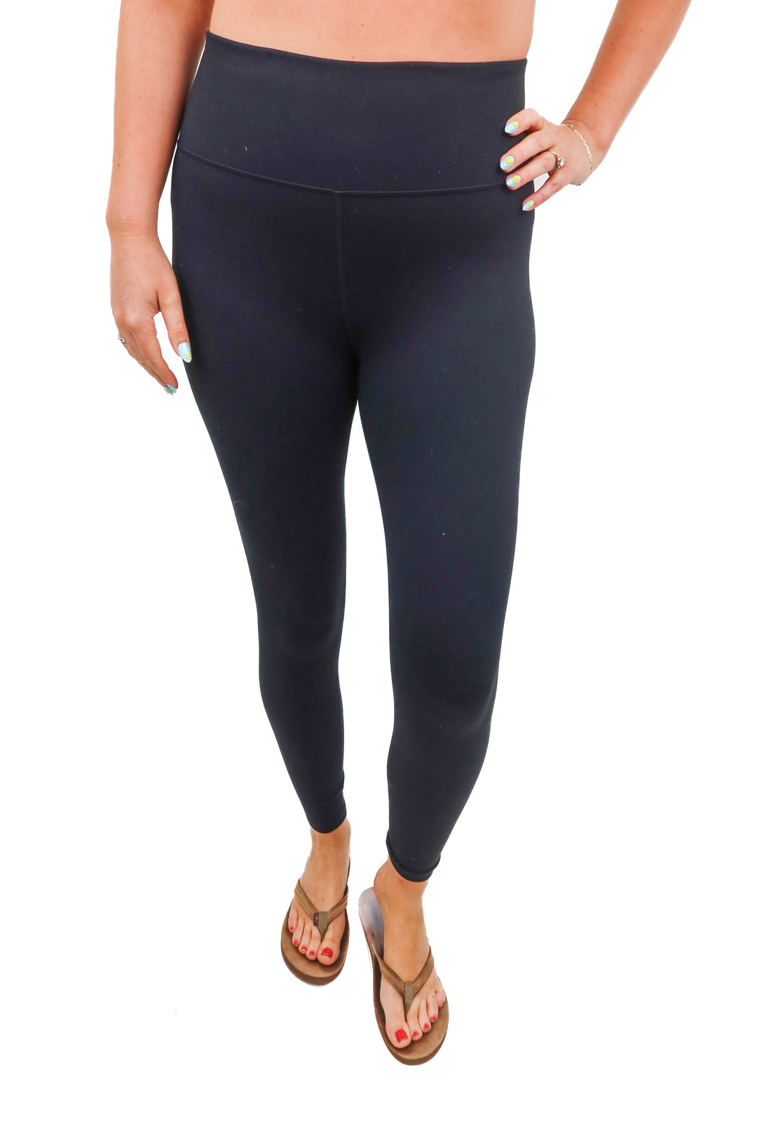fabletics black leggings (L; retail $45)