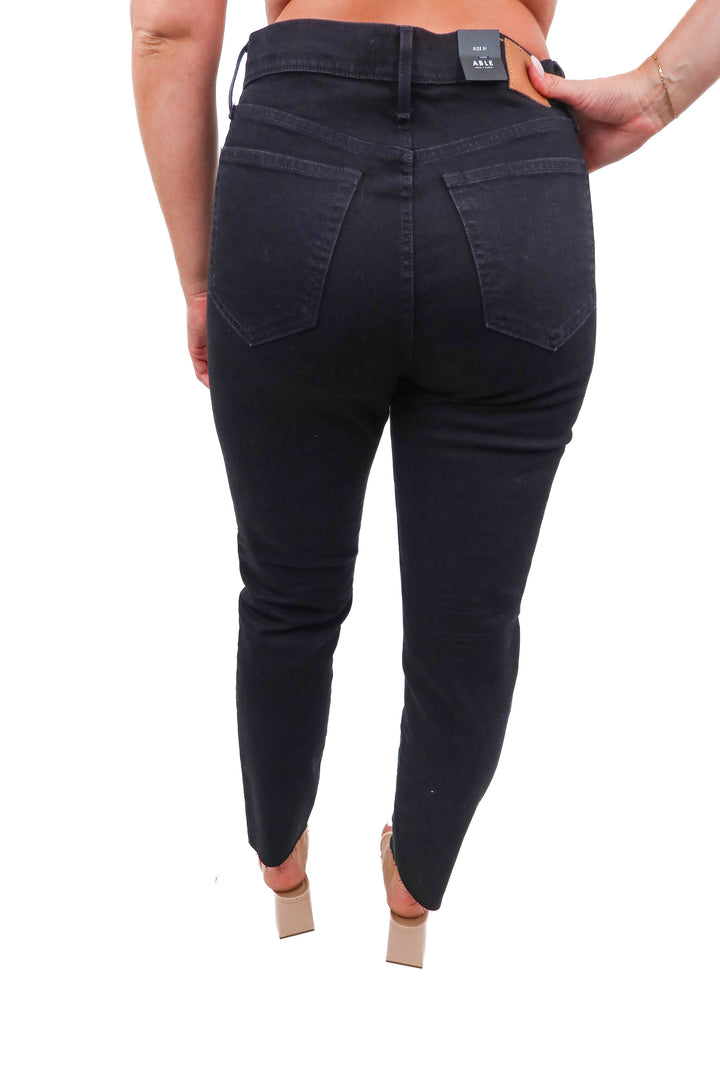 Able the clarissa high black jeans NWT (30; retail $138)