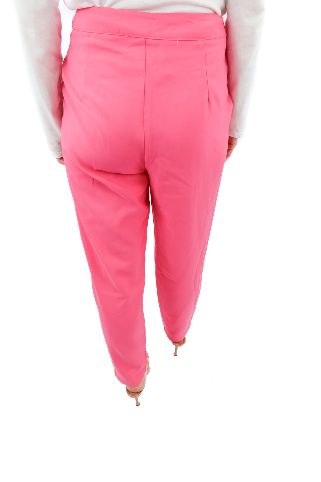 pretty little thing hot pink trousers NWT (10)