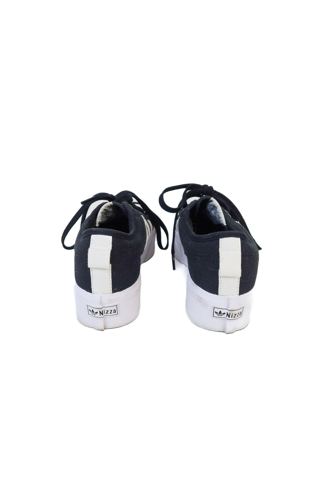 Adidas Black Nizza Canvas Platformm Sneakers (7)