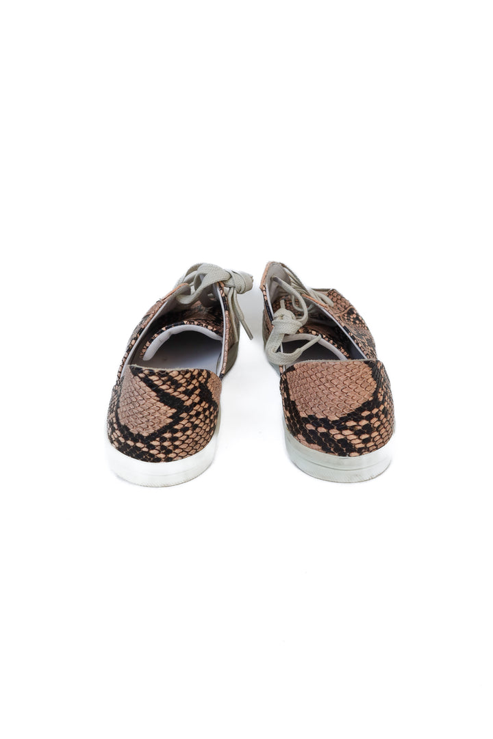 Freda Salvador Pink Snake D'Orsay Sneakers (7; retails for $295)