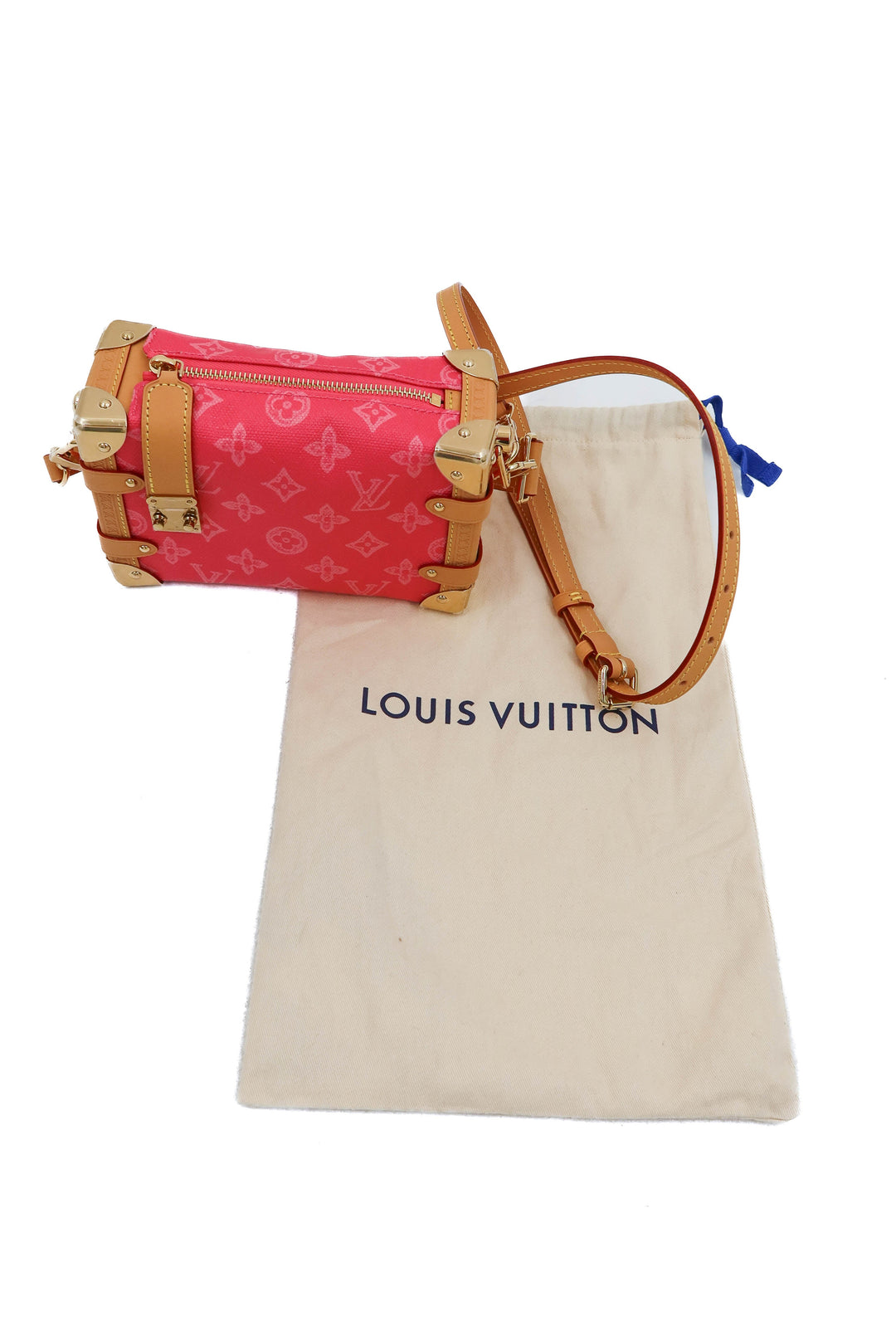 Louis Vuitton Side Trunk PM in Rose Ruban (retail $4,150)