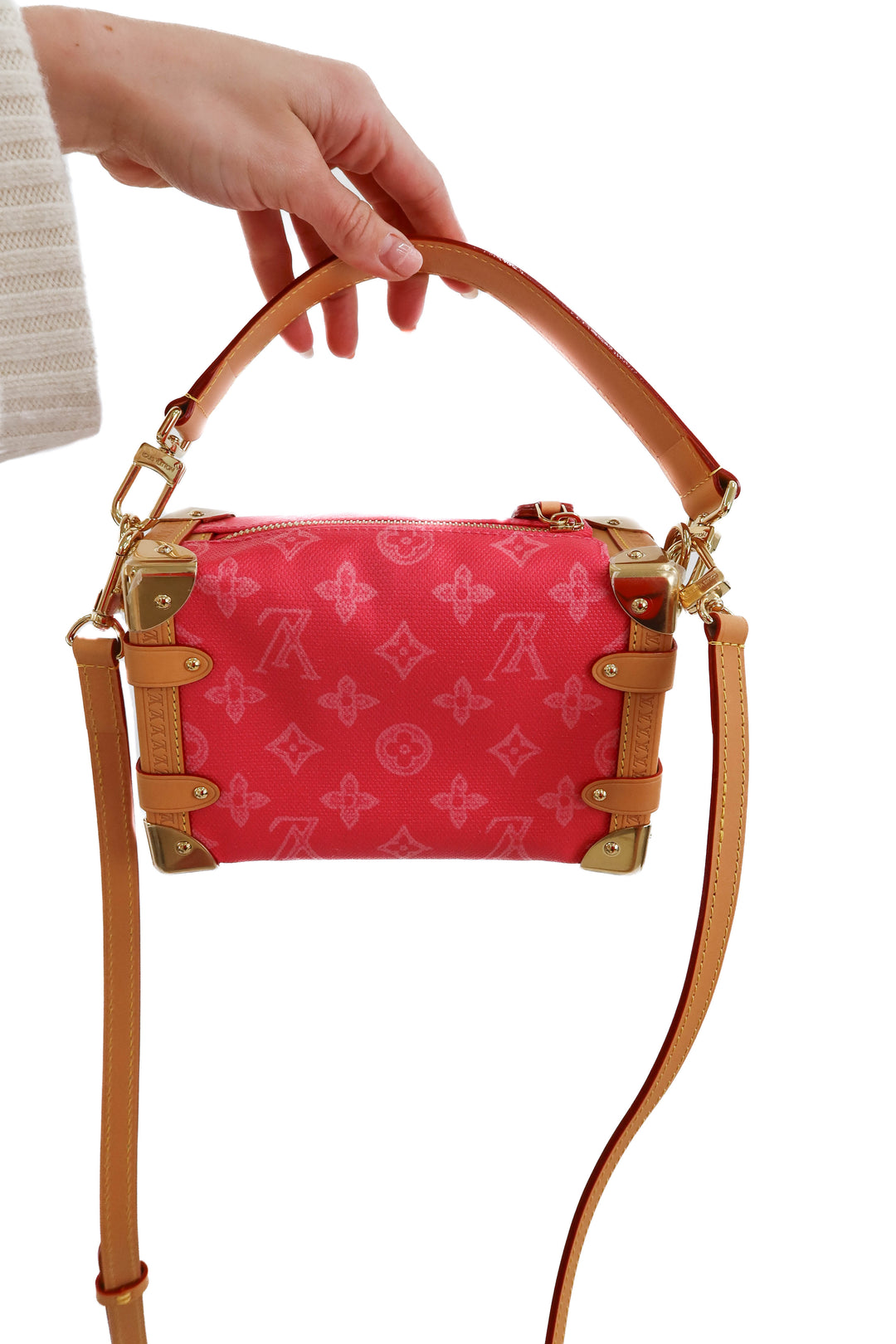 Louis Vuitton Side Trunk PM in Rose Ruban (retail $4,150)