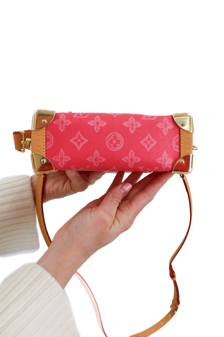 Louis Vuitton Side Trunk PM in Rose Ruban (retail $4,150)