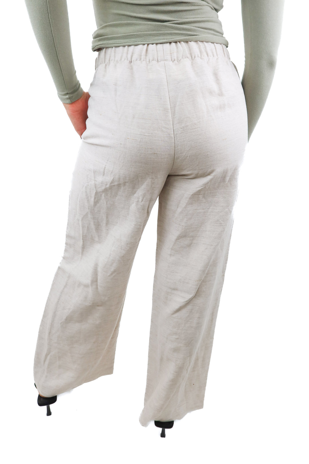wilfred ecru linen pants (S; retail $138)