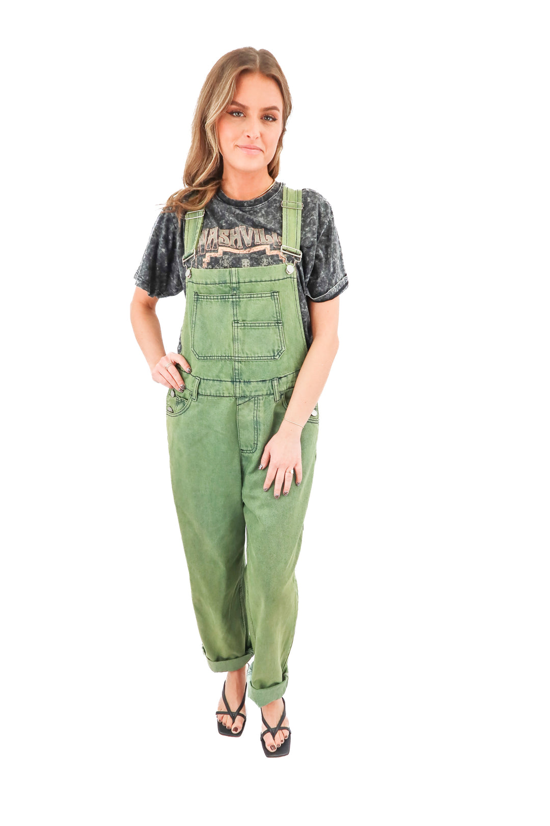 anrabess green overalls (m; retail $65)