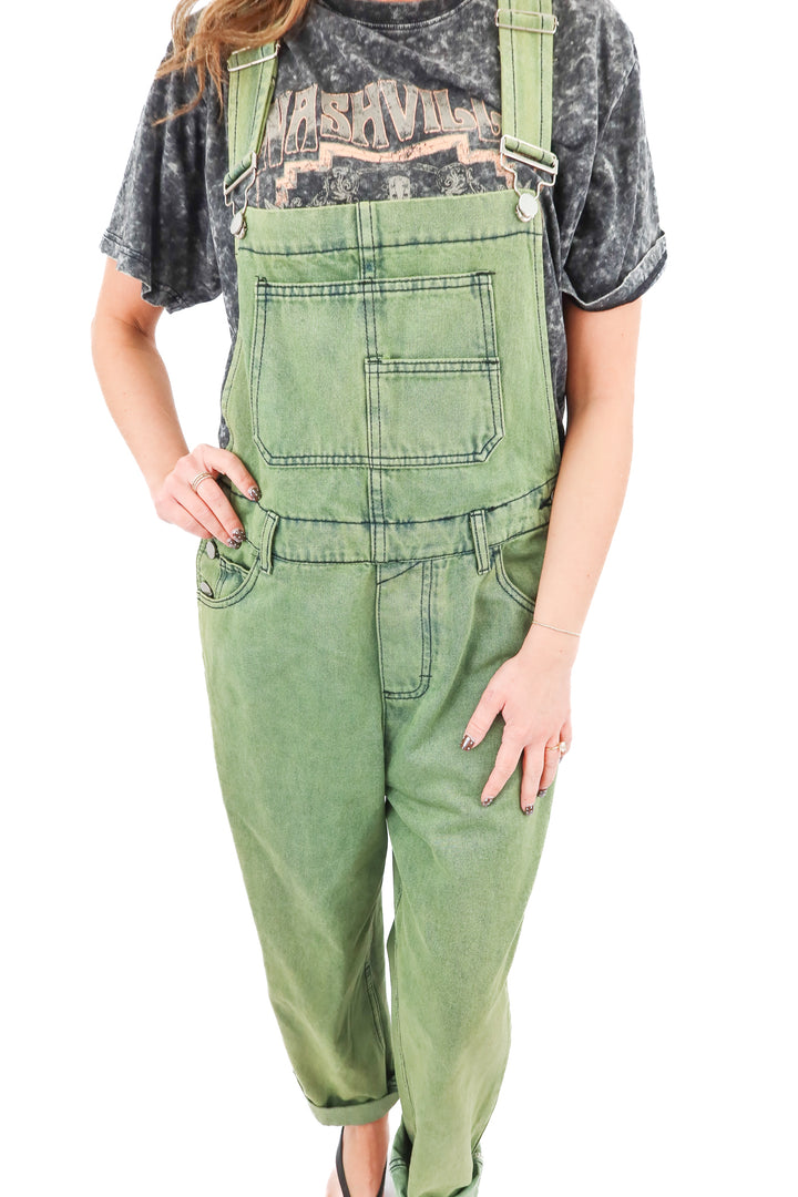 anrabess green overalls (m; retail $65)