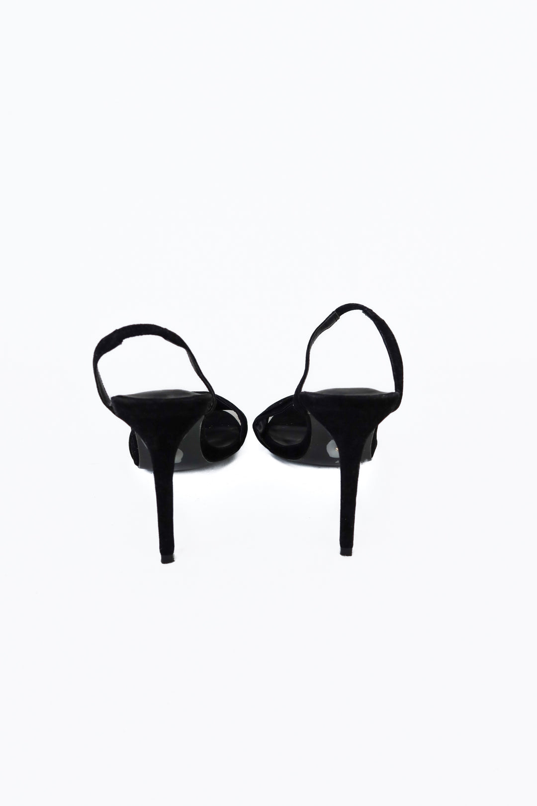 Raye Black Velvet Heeled Sandals (7)