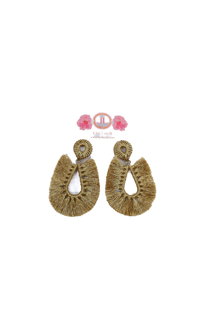 Lisi Lerch gold tassle earrings