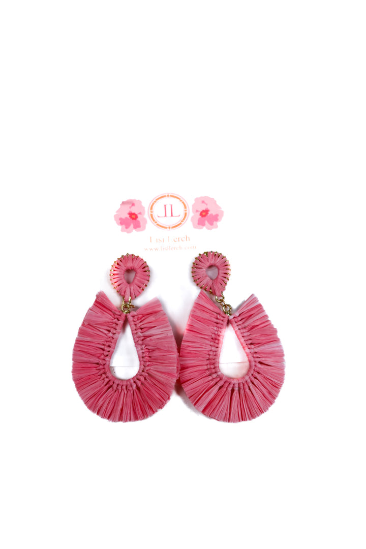 lisi lerch pink drop earrings