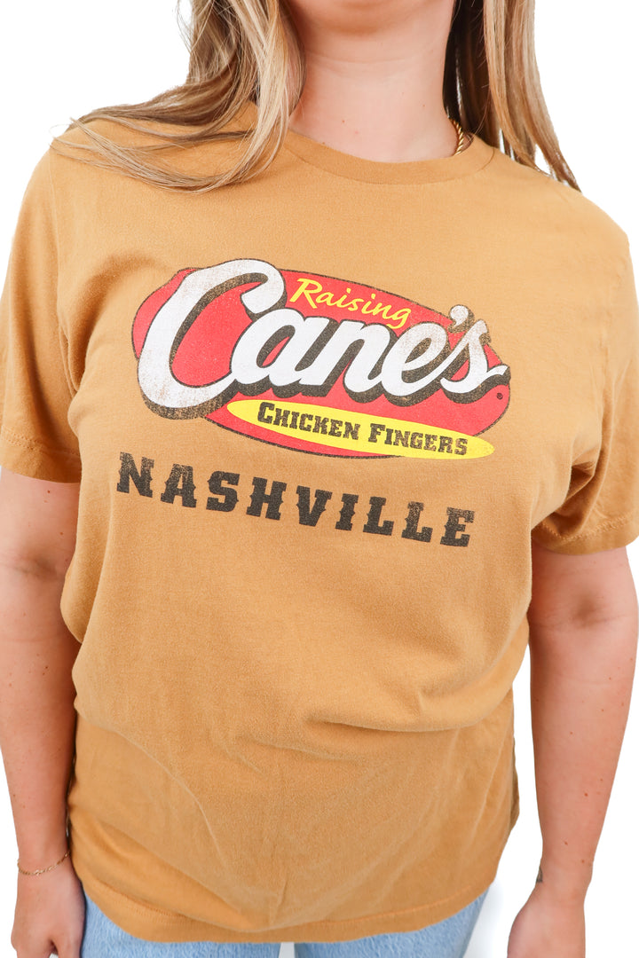 raising canes nashville graphic tshirt (L)