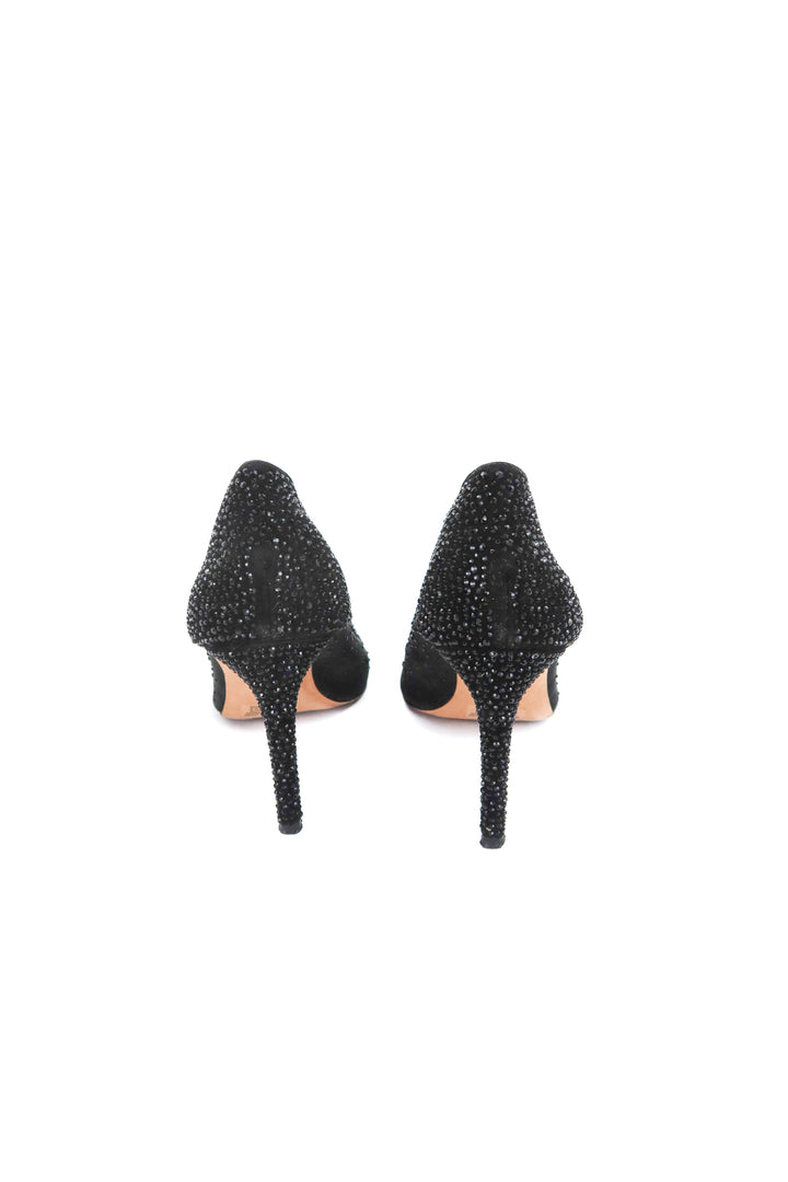 antonio melani black sparkly heels (8)